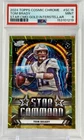 2024 Topps Chrome Cosmic Tom Brady Star Command Gold #/50 PSA 9
