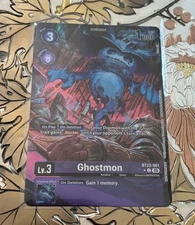 Digimon Card Game Ghostmon BT23-061 C Box Topper Promo BT23 Hackers Slumber