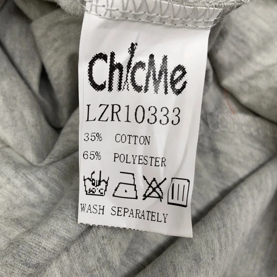 Chic Me, Kleid, Größe: XL, Grau/Mehrfarbig, Baumwolle/Polyester, Print #Kcz - Bild 4 von 4