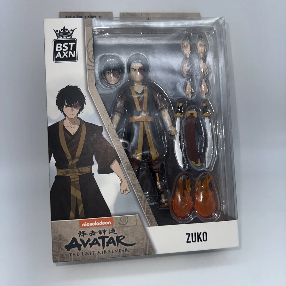 Figura de acción BST AXN 2021 Avatar The Last Air Bender "Zuko" 5" NUEVA/SELLADA Foto 2 de 4