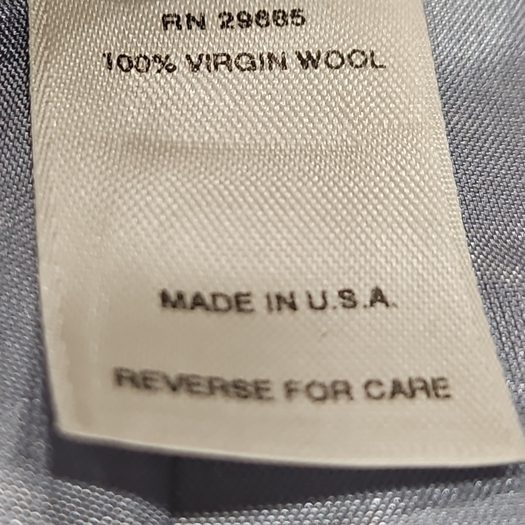 Women’s Pendleton Wool Blazer 14 Solid Blue Smoot… - image 3