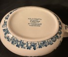 VTG Tienshan Spongeware ‘Cabin In The Snow’ Folk Craft Gravy Boat Server — photo 3
