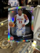 2024-25 Panini Prizm Black #69 Jaden Ivey Auto Silver SP Rare Error Misprint!!!