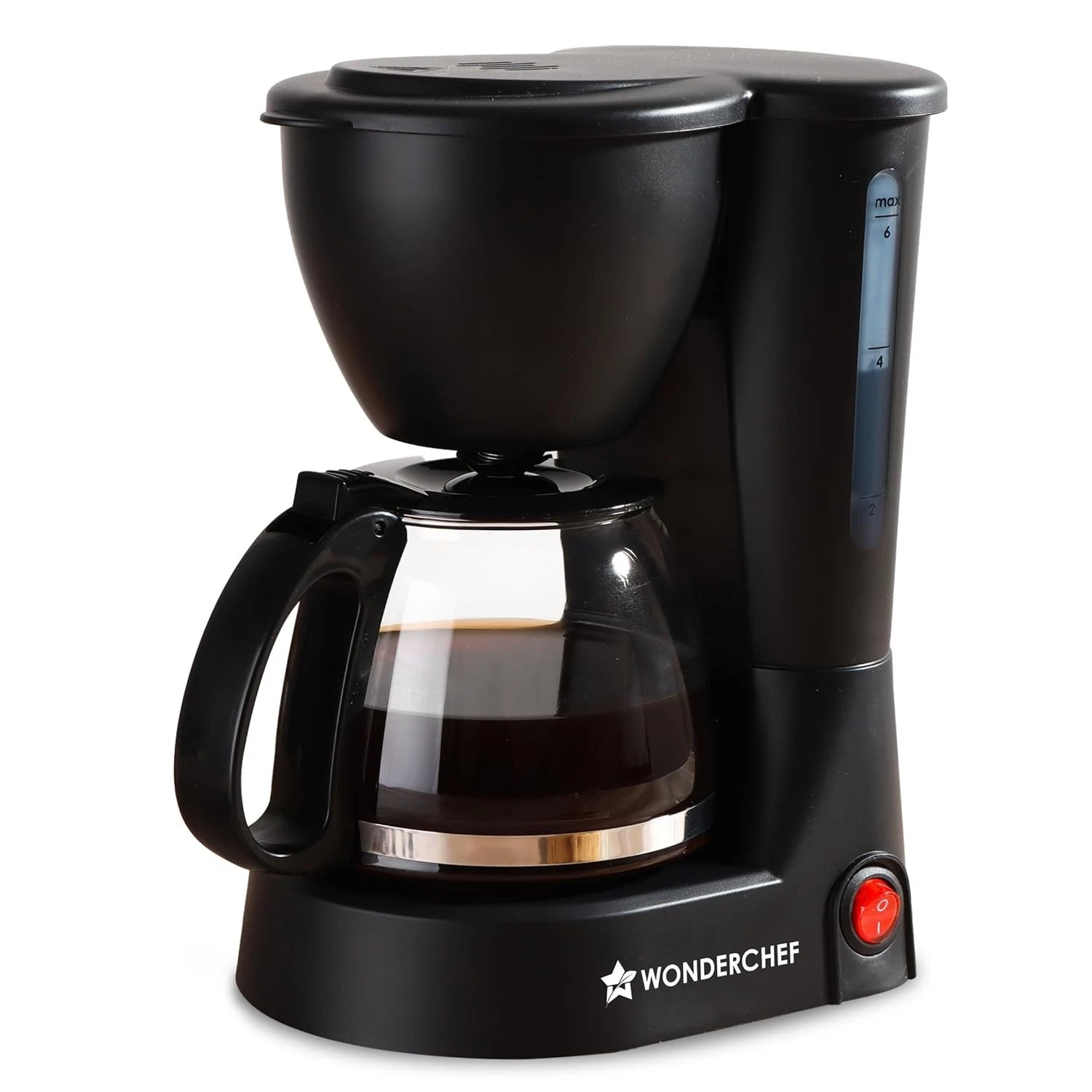 Wonderchef Swift Brew Coffee Machine for Home | 650W | Brew 6 Cups at a Time