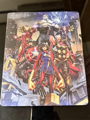 Marvel's Avengers SteelBook Case Only GEO Exclusive Original Artwork Limited