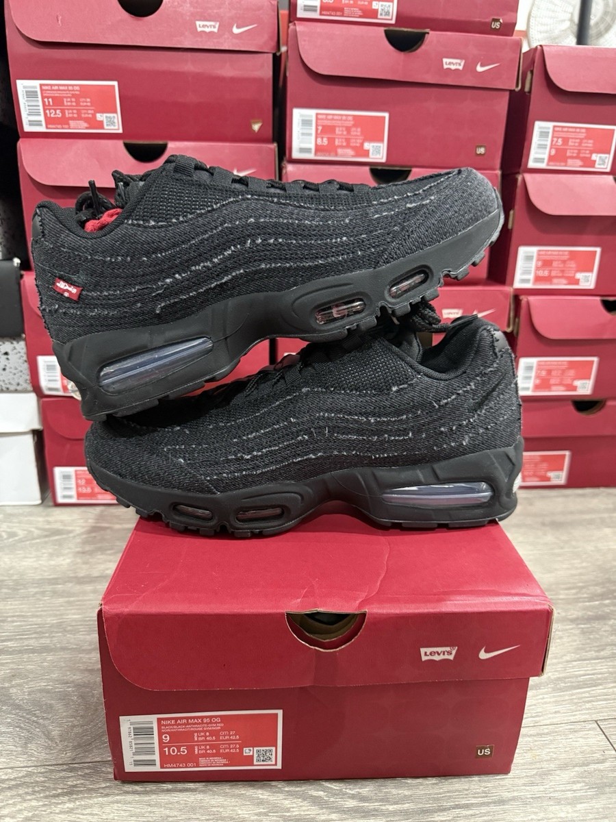 RARE! Nike Air Max 95 OG x Levis Black (HM4743-001) IN HAND SHIPS