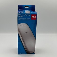 RCA 1103-1WTGA Slim-Line Corded Telephone White NEW