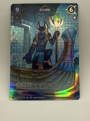 Anubis 222/173 Hidden Rare Metazoo 2025 TCG MZ3 Secret Shadows Holo Dark