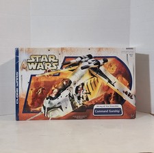 Star Wars Clone Wars Army of Republic Command Gunship Factory Sealed New 2003