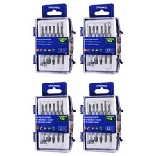 Kit de grabado de tallado Dremel 729-01 para herramientas rotativas 100, 200, 3000 (paquete de 4)