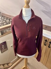 Mountain Equipment Micro Zip T Fleece Mulberry Größe 12 Burgundy 