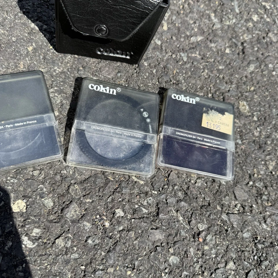 Cokin Filters Lot Of 3 With Hard Case And Soft Carrying Case - Image 3 of 4