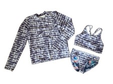 Athleta Girl Reversible Tie Dye Bikini Tank Swim Shirt 12 14