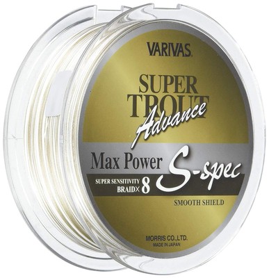 Nylon Fluorocarbone Varivas Super Trout Area 100m - P.E 0.3, 1.5lb, Diamètre 0.09mm