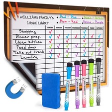 Chore Chart For Multiple Kidsby magnetic Dry Erase Chore Chart Great For Kidstee