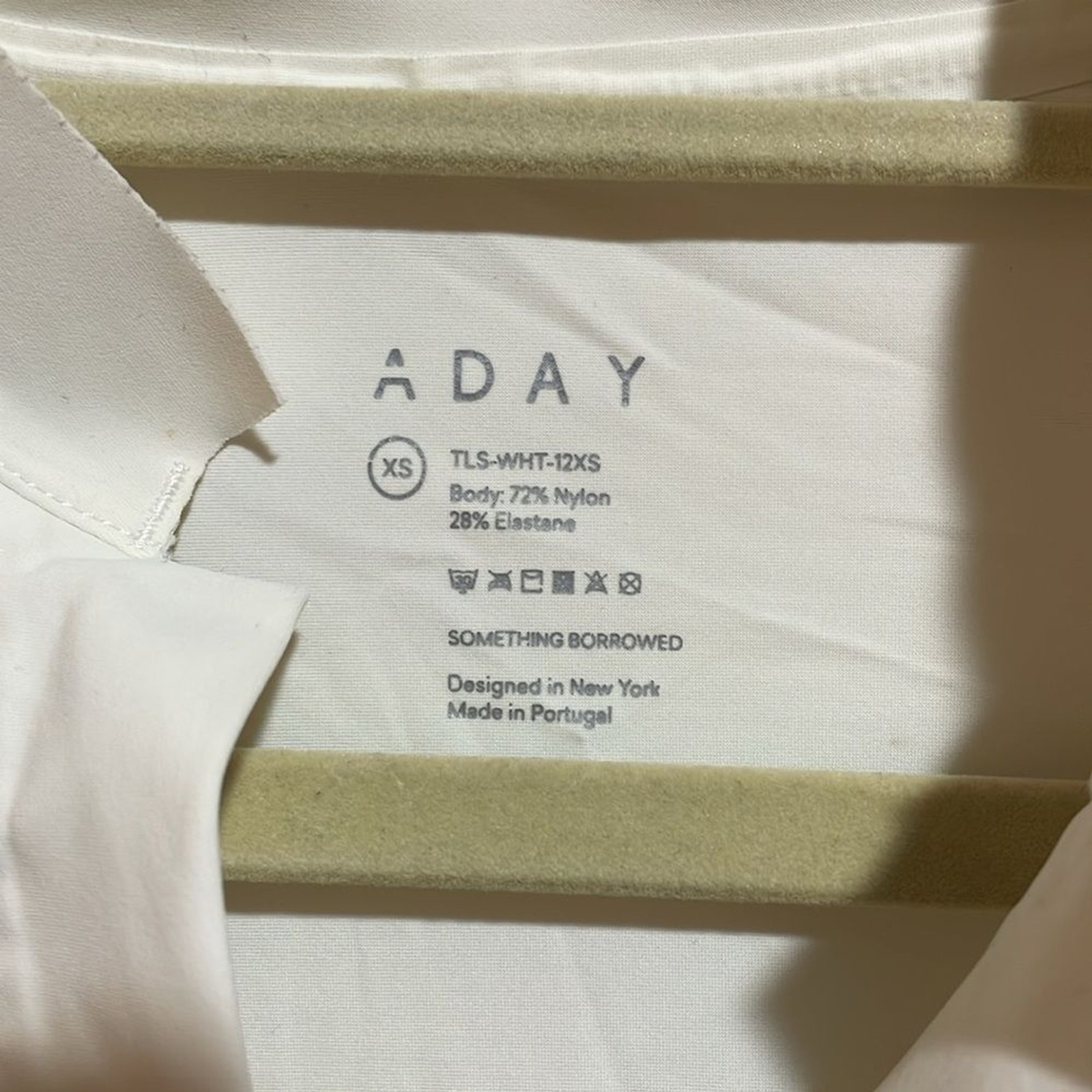 Aday Something Borrowed White Button Down Long Sl… - image 5