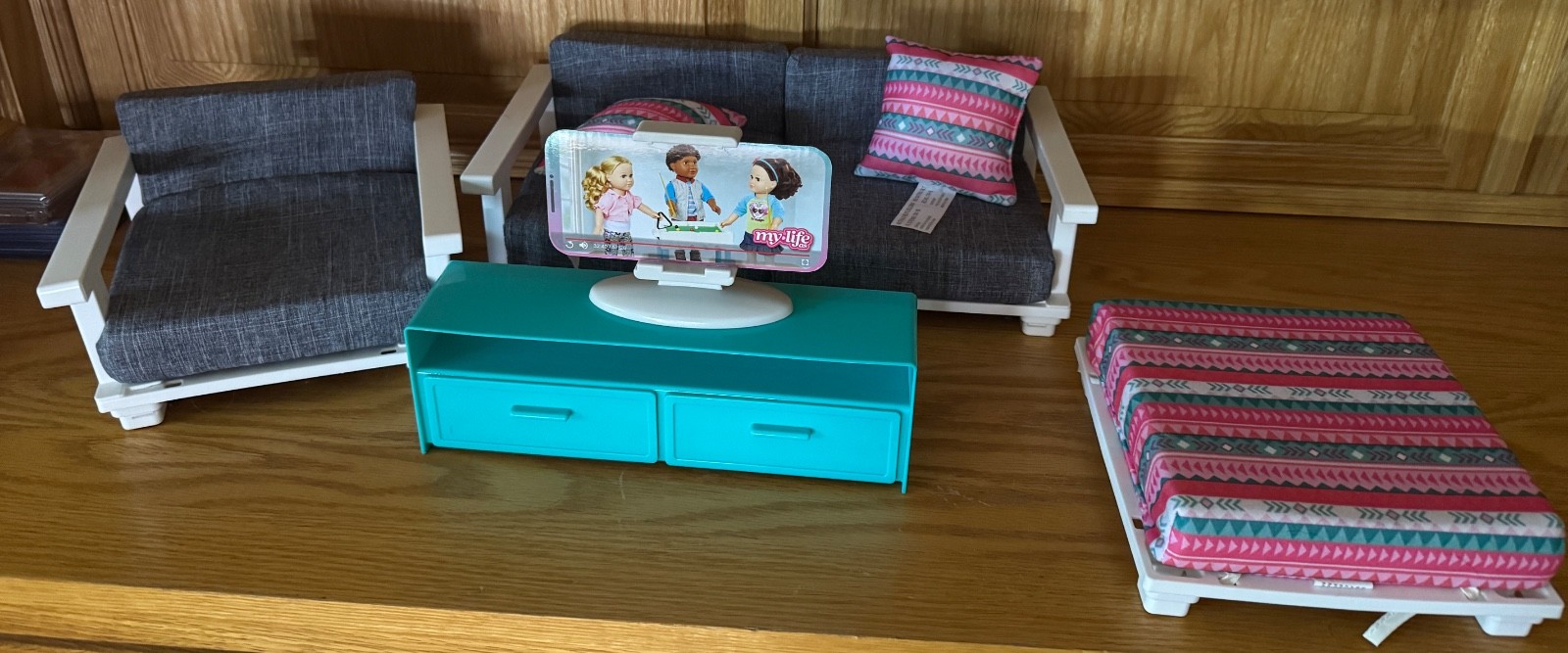 My Life As Living Room Set Couch Chair Ottoman Table & Acces