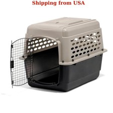Petmate Vari Dog  Cat Kennel, Tan, 32-in, 30-50-lbs