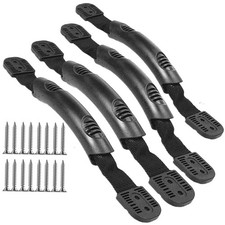 4 Pack 2-Hole Kayak Carry Handles with Screws - Rubber Kayak Handle for Ocean...