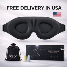 MZOO Luxury Sleep Eye Mask for Side Sleeper Men Women,