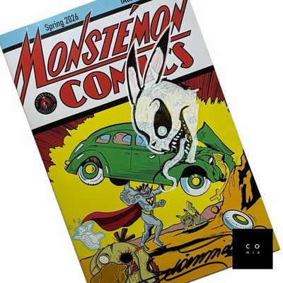 Monstemon Comics SIGNED & REMARQUED Gorkem Demir GD1 Action Comics #1 Homage NM