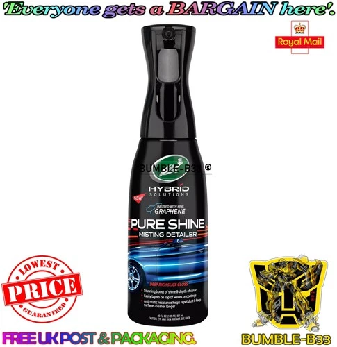 Turtle Wax Hybrid Solutions Pure Shine Detailer Misting Spray 591ml