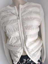 Moncler Damen Jacke creme Gr. L fällt wie S Strickjacke leichte Daunenjacke