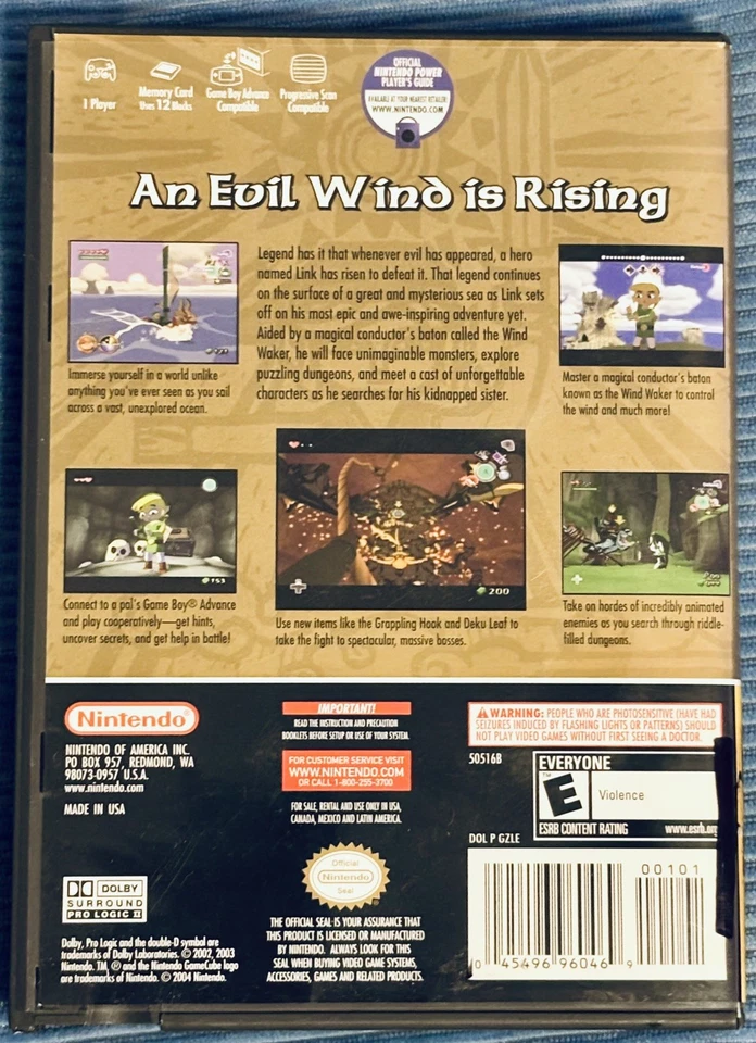 The Legend of Zelda: The Wind Waker (Nintendo GameCube) - Imagem 2 de 4