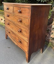Victorian Mahogany & Veneer Chest Of Drawers