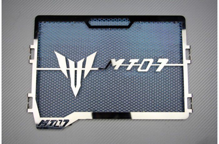 Grille radiateur alu bleu de haute précision pour Yamaha MT-07 modèles 2021-2022