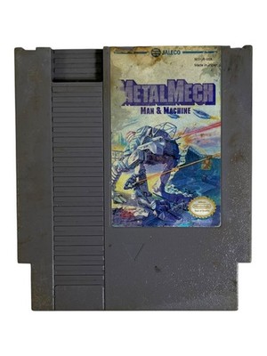 Metal Mech: Man & Machine NES Video Game Action Sci-Fi Robot Mecha