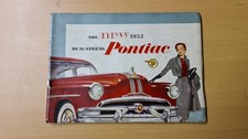 1953 Pontiac Showroom Album / Rare Dealer Boo...