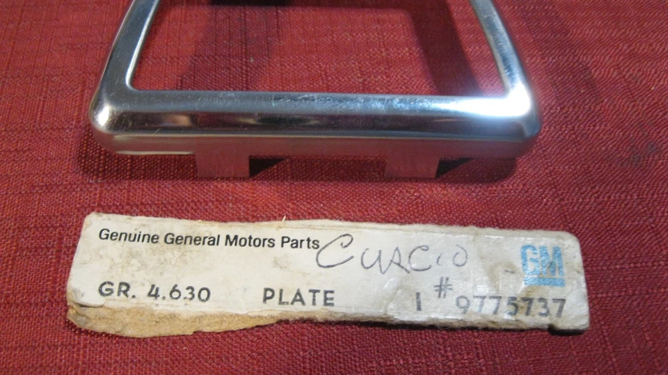 NOS 1965-1966 Pontiac Tempest, placa de ajuste de embrague o pedal de freno GTO, 9775737 Foto 3 de 3