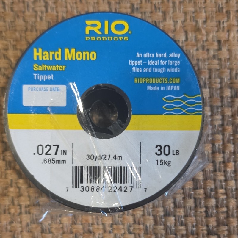 RIO Products Hard Mono Saltwater Fly Fishing Tippet 30lb 30yd .027 in