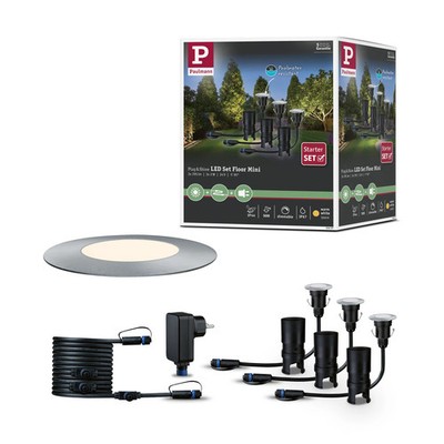 Plug & Shine LED Bodeneinbauleuchte Floor Mini Basisset IP67 3000K 3x2,5W 21VA S