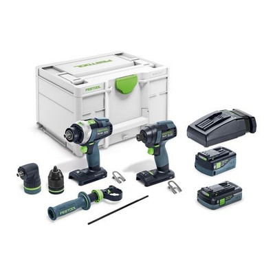 Festool Schrauber- und Bohrer-Set TID 18 5,0/4,0-Set TPC 18/4  577654
