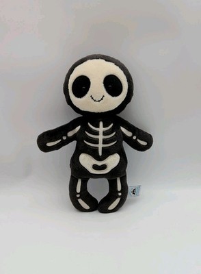 Jellycat Skeleton Bob Plush 12'' Plush Authentic Black And White Please Read