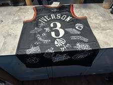 NWT Men  s XLarge Black Allen Iverson The Answer Philadelphia 76ers Sixers Jersey