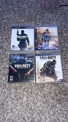 Call of Duty PS3 Lot of 4 Sony Playstation 3 Modern Warfare, Ghosts & Black ops 