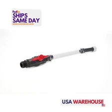 Sunoco Race Jugs R5226, One Filler Hose w/ Plastic Shut-Off Valve Clear Performa