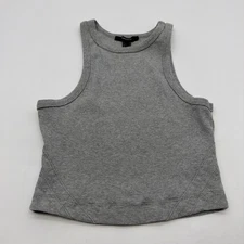 Forever 21 Tank Top Women S Gray Solid .#38219