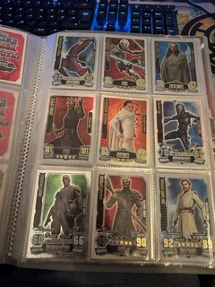 Star Wars Force Attax Sammlung Holo Glitzerkarten