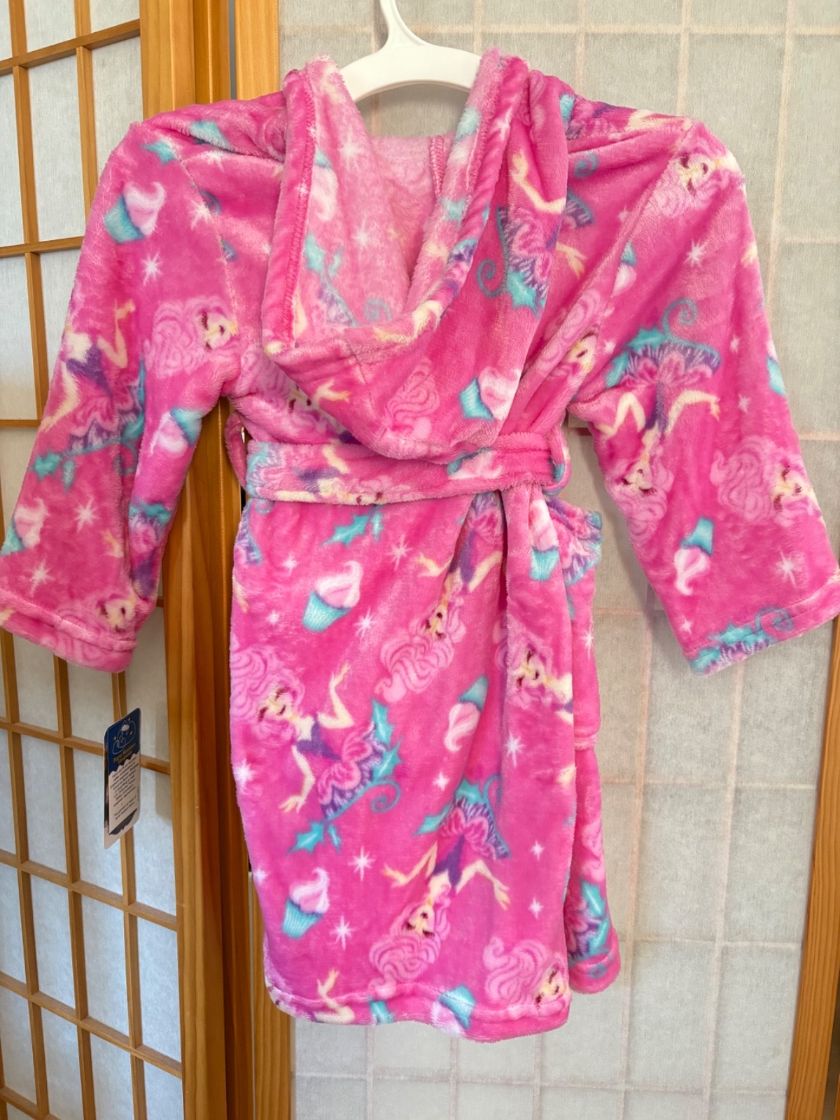 DISNEY Girls 4 The Nutcracker & The Four Realms Sugarplum Fairy Hooded Robe NWT image 3