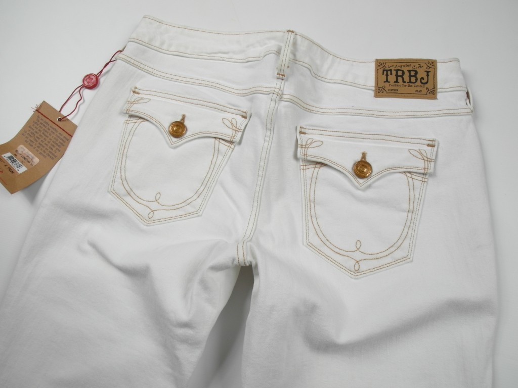 BNWT TRUE RELIGION BECKY LONESTAR PX OPTIC WHITE JEANS 32