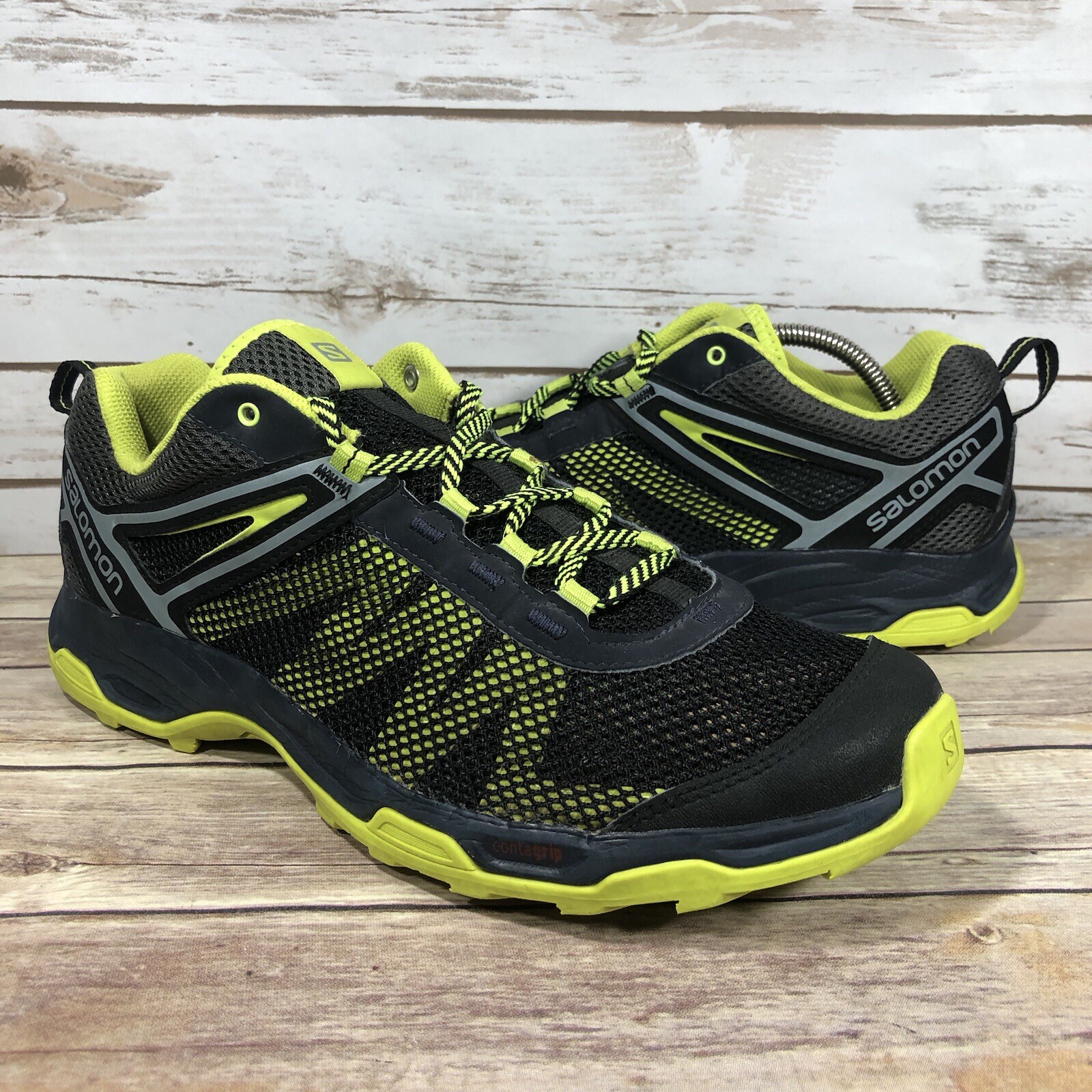 Scarpe Salomon X Ultra Trail Running Uomo Taglia 12 Sportive Jogging Nero Giallo*