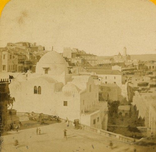 Algeria Algiers Funeral of Duke of Malakoff Mosque Old Stereo photo Block 1864 - Photo 1/3