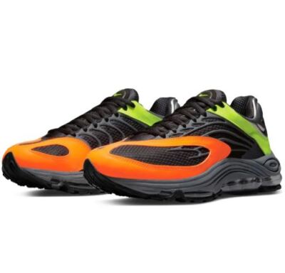 Nike Air Tuned Max Black Volt Orange athletic sneaker shoes men’s size 11 Nike Air Tuned Max Shoes Men 11 Black Gray Orange Volt  main image 2