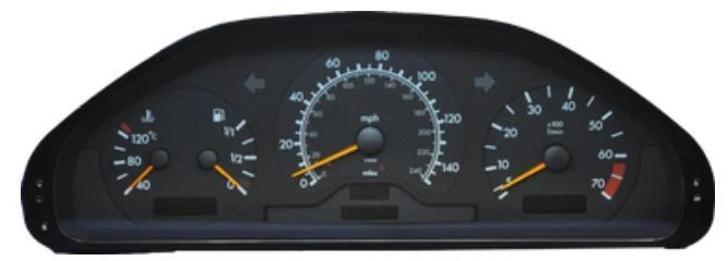 Reparación cuadro instrumentos mercedes clase e e320 e430 e55 amg 2000-2002 Foto 3 de 4