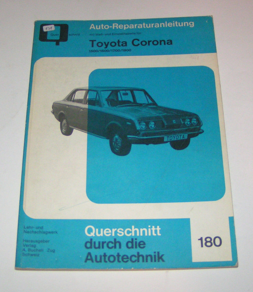 Repair Manual - Toyota Corona - 1500 / 1600 / 1700 / 1900