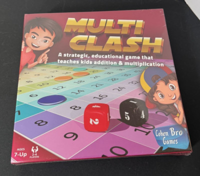 Cohen Bro Games Multi Clash Strategic Educational Game that Teached Kids +/x NWT